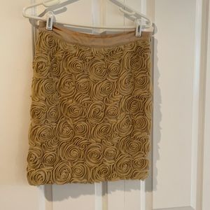 Gold rose skirt